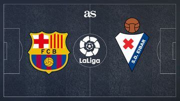 All the information you need to know on how and where to watch Barcelona host Eibar at Camp Nou (Barcelona) in LaLiga on 29 December at 19:15 CET.