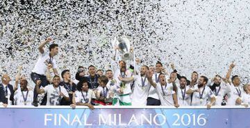 Real Madrid win the Champions League final 2016