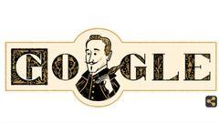 Google celebra el 455&ordm; aniversario del nacimiento de Lope de Vega. Foto: Google