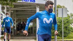 Marc Soler, en los test de coronavirus antes del inicio del Tour de Francia 2021.