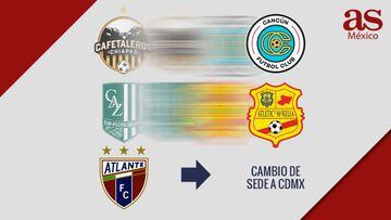 Atl&eacute;tico Morelia y Canc&uacute;n FC nacen en la Liga de Expansi&oacute;n; Atlante regresa a CDMX