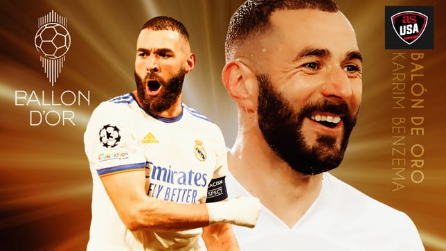 Karim Benzema Presents New Ballon d'Or Jersey