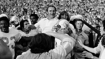 Miami pudo perder al menos tres juegos en la temporada regular de aquel 1972, y el legendario coach tambi&eacute;n tuvo que echar mano de un desconocido quarterback suplente.