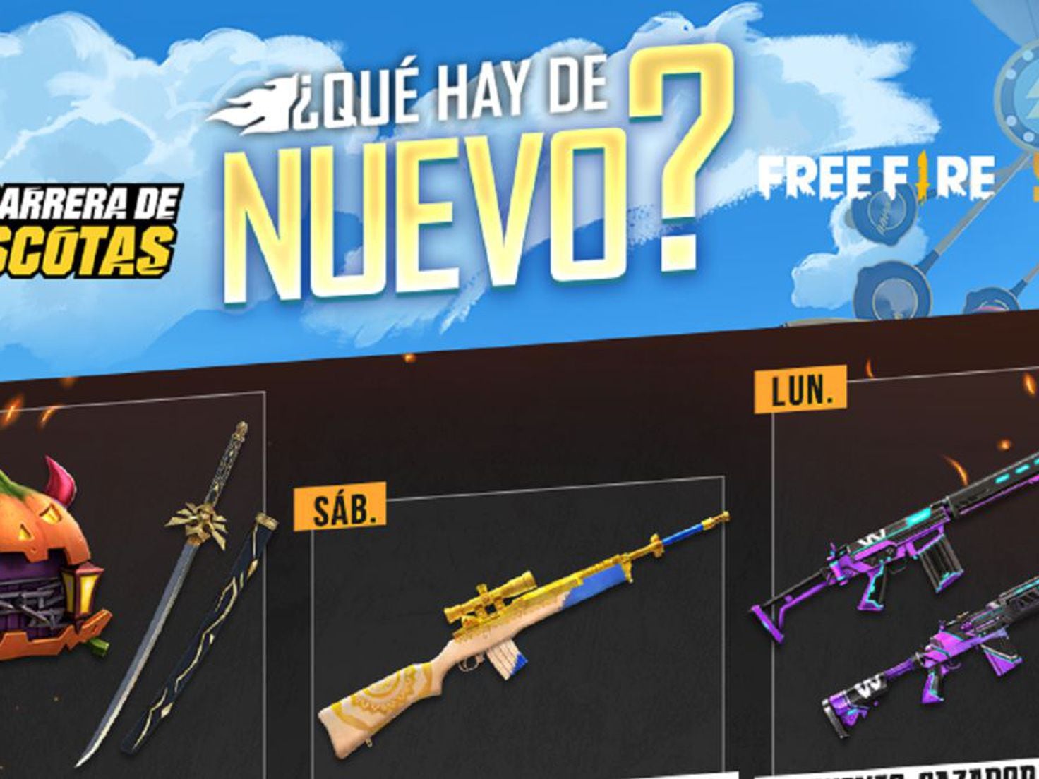 Free Fire  Códigos de hoy viernes 3 de noviembre de 2023: recompensas  gratis - Meristation