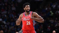 The 76ers’ Joel Embiid made NBA history while securing the scoring title