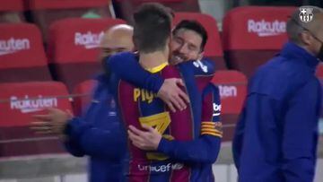 La escena de Messi y Koeman que da esperanzas al Barça