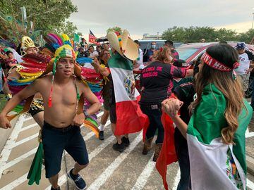 Houston fue un carnaval: el color del México vs Canadá