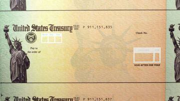 Cheques de Departamento del Tesoro v&iacute;a Getty Images