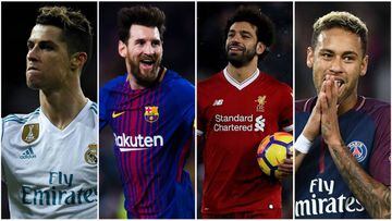 Predicción del Balón de Oro: Salah, Messi, Cristiano