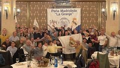La Peña Madridista de La Granja celebró sus Bodas de Plata con una gran cena.