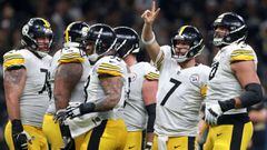 NEW ORLEANS, LOUISIANA - DECEMBER 23: Ben Roethlisberger #7 of the Pittsburgh Steelers reacts during the first half against the New Orleans Saints at the Mercedes-Benz Superdome on December 23, 2018 in New Orleans, Louisiana.   Sean Gardner/Getty Images/A
