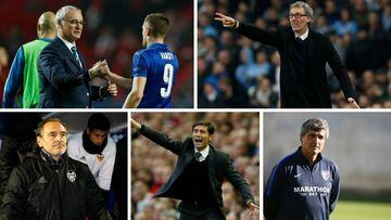 El top 5 de entrenadores que se encuentran sin club