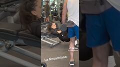 Vídeo: Rosalia es captada en en gimnasio de la colonia roma