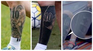 Evolución de la pierna de Messi.
