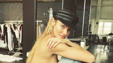 El topless de Candice Swanepoel, el &aacute;ngel de Victoria&acute;s Secret. Foto: Instagram