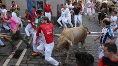 Emocionante y vistoso encierro con toros de Núñez del Cuvillo