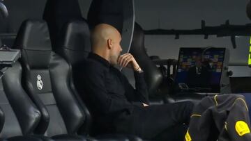 La reacción viral de Guardiola al escuchar a Ancelotti antes del partido