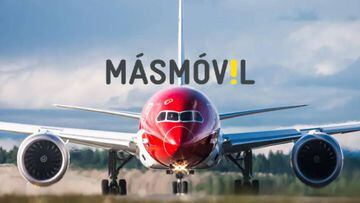 MasMovil amplía su programa de puntos para volar gratis con Norwegian