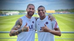 Sergio Ramos y Mbapp&eacute;.