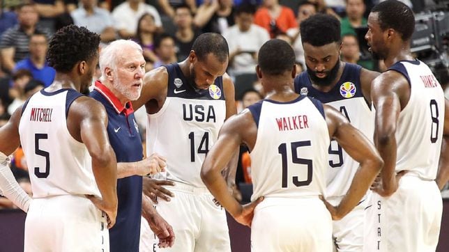 What is Team USA’s worst result in a basketball World Cup with NBA players on its roster?