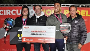 Ignacio Lehyt y Sebastián Muñoz se coronan campeones de la segunda fecha del WOLF Pádel  