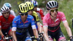 Esteban Chaves y Simon Yates durante una etapa del Giro de Italia