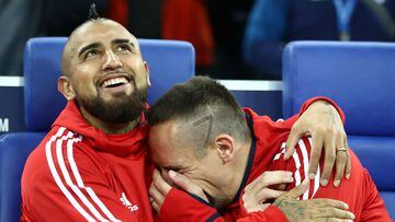 Ribery says emotional goodbye to Vidal