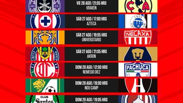 Liga MX: Fechas y horarios de la jornada 11, Apertura 2022