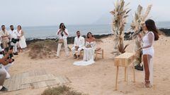 during wedding of Anabel Pantoja and Omar Sanchez in La Graciosa on Friday 01 October 2021