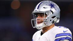 ARLINGTON, TX - DECEMBER 18: Dak Prescott #4 of the Dallas Cowboys warms up on the field prior to the game against the Tampa Bay Buccaneers at AT&amp;T Stadium on December 18, 2016 in Arlington, Texas.   Tom Pennington/Getty Images/AFP == FOR NEWSPAPERS, INTERNET, TELCOS &amp; TELEVISION USE ONLY ==