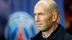 Zinedine Zidane, en un partido ante el PSG.