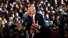 Barcelona coach Sarunas Jasikevicius, who has been linked with the LA Lakers.