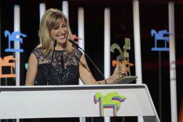 Cecilia Freire recogió el premio Ondas a Mejor intérprete de ficción femenino nacional.