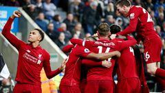 Liverpool late goal from Origi wins it, as Salah stretchered off