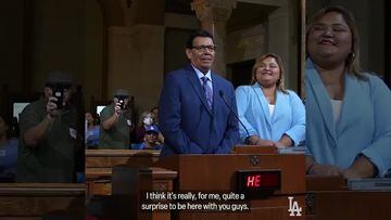 Vídeo: Así fue el discurso de Fernando Valenzuela en City Hall tras decretar el 11 de agosto como su día