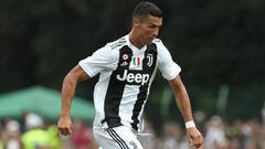 Cristiano Ronaldo durante un partido de pretemporada con la Juventus.