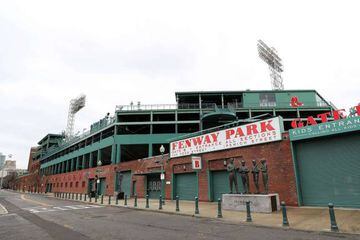 Fenway Park, casa de los Boston Red Sox, el día en que se hubiera disputado el 'Opening Day'.