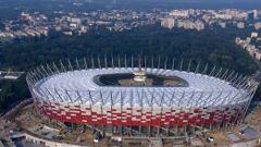 El Estadio Nacional de Varsovia.