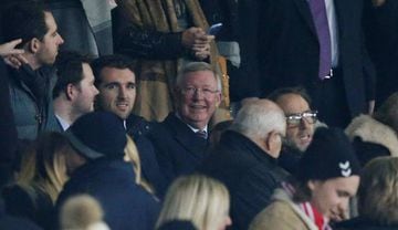 Mr United | Sir Alex Ferguson in the stands before Mourinho's side played Newcastle United.