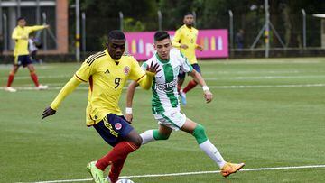 La Selección Colombia Sub 20 venció a Nacional en amistoso en Guarne