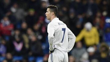 Los bajos números de Cristiano Ronaldo en enero