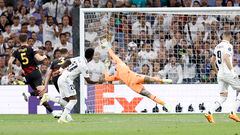 Vinicius marcó así el último gol del Madrid en unas semifinales de la Champions League.