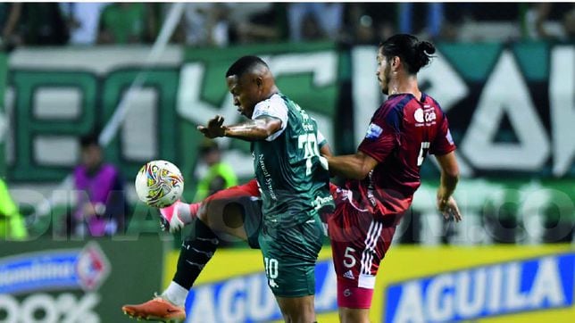 Cali y Medellín empatan en un parejo partido en Palmaseca
