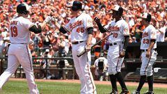 La enorme pegada de los Baltimore Orioles est&aacute; bien representada en las figuras de Chris Davis, Mark Trumbo y Adam Jones.