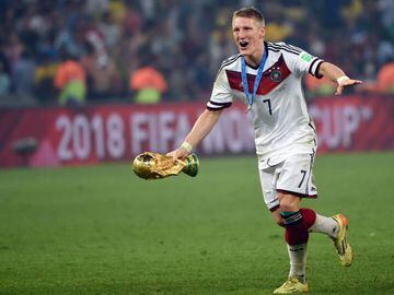 Schweinsteiger helped Germany to World Cup glory in 2014.