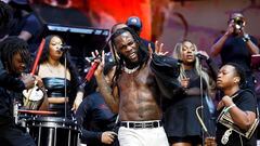 Grammy winner Burna Boy tops the bill of the pre-match entertainment for City and Inter fans at the Atatürk on Saturday.