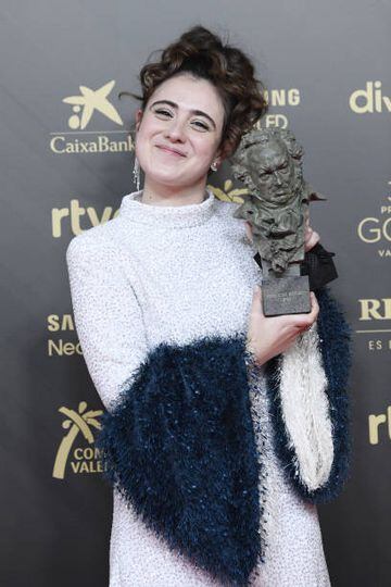 María Cerezuela gana el Goya a la mejor actriz revelación.