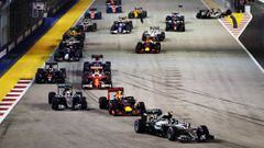 Rosberg asalta el liderato en Singapur y Alonso es séptimo