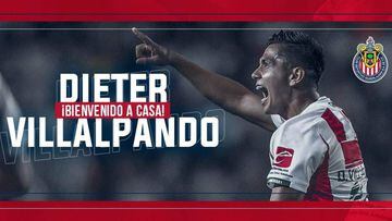 Chivas anunció el fichaje de Dieter Villalpando