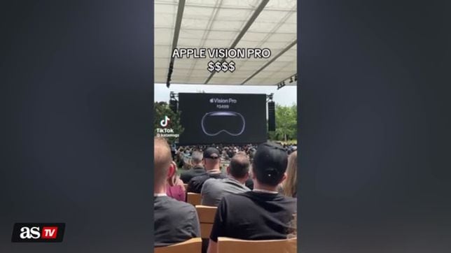 WATCH: Audience reaction when Apple tells price of new Apple Vision Pro